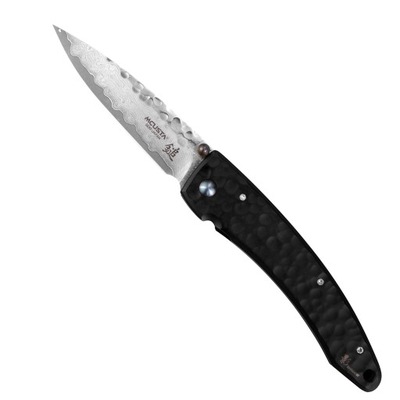 MCUSTA Forge Black Damascus Nóż Składany 8,5 cm