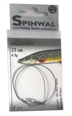 SPINWAL PRZYPON WOLFRAMOWY 25CM / 6KG OP. 2SZT.