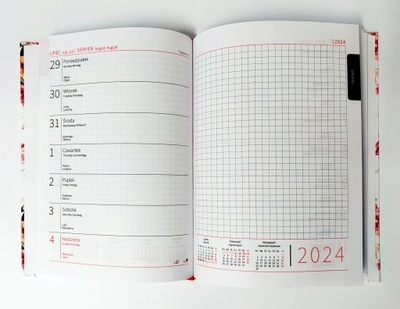 Kalendarz książkowy 2024 A5 JUFIMI