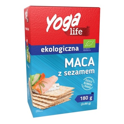 YOGA LIFE pieczywo maca z sezamem ekologiczna 180g