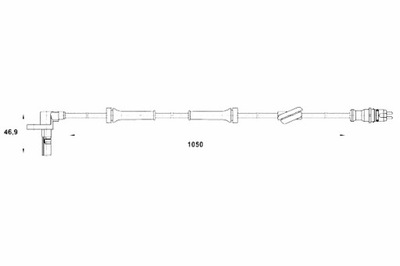 ДАТЧИК ABS BOSCH 0265007032 ЗАД ЛІВИЙ FIAT MAREA 96-01 BOSCH