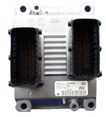 КОМПЬЮТЕР ECU OPEL CORSA C 1.2 24443796 0261207423 