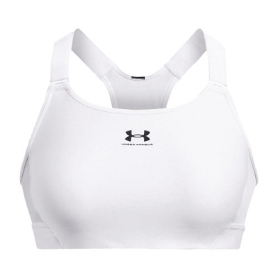 Biustonosz fitness Under Armour HG Armour High white/jet gray L