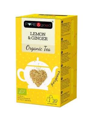 Herbata LEMON & GINGER BIO 40g Pure&Good