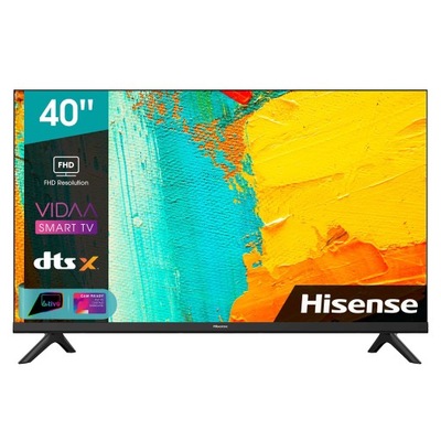 Hisense 40" LED Full HD 40A4FG, Smart TV VIDAA telewizor uszkodzony ekran