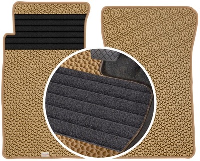 MAZDA MX-5 I 1989-1997 ALFOMBRILLAS GOMA PARA COCHE EVA COLOR BEIGE  