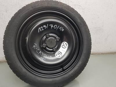 RUEDA DE RECAMBIO RUEDA DE RECAMBIO 125/70/R16 DOT 2018 RENAULT CAPTUR I  