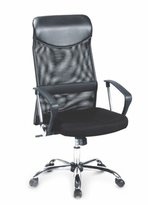 Krzesło biurowe obrotowe siatka VIRE czarny