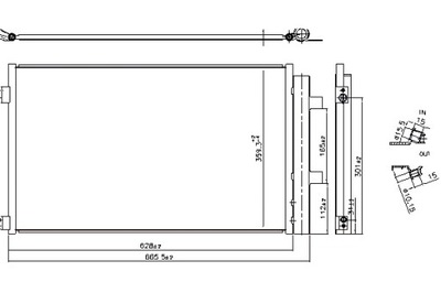 NISSENS KONDENSATORIUS KONDENSATORIUS KONDICIONAVIMO NISSENS 941284 NISSAN 