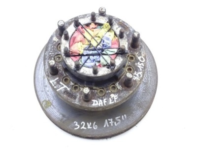 Daf lf 45 55 01-06 ступица диск задний  17,5 6 винт фото №1