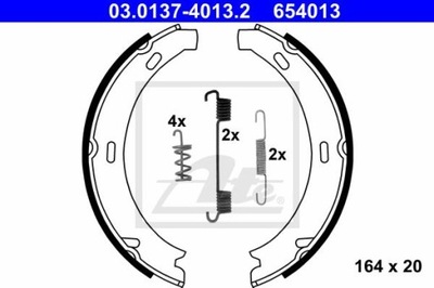 ШІТКИ HAM.MERCEDES C W203 00- 03.0137-4013.2/ATE ATE