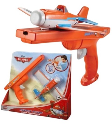 Wyrzutnia samolotów pomarańczowa Samoloty Mattel