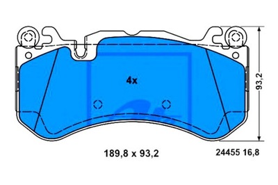 ZAPATAS DE FRENADO MERCEDES C (C204) C T-MODEL (S204  