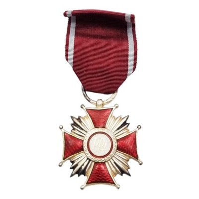 Polska PRL srebrny Krzyż Zasługi - Bierut