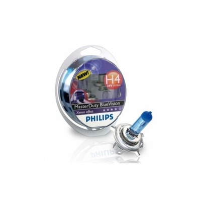 H4 24V 75/70W P43T MASTER DUTY BLUE BOX 2 ШТ. PHILIPS 