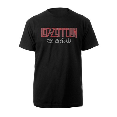 Koszulka Led Zeppelin Band & Symbols T-shirt