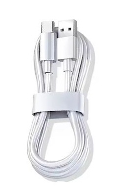 Kabel USB - USB 3.1 typ C 2 metry biały Ładowanie i Dane