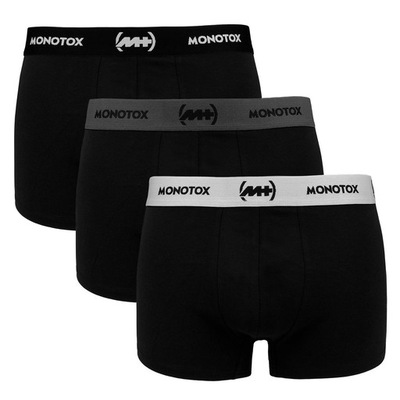 Bokserki męskie 3-pack Monotox Boxer 3-PAK MX21060 WYGODNE BAWEŁNIANE