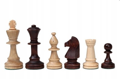 Figury szachowe drewniane 90 mm król - producent