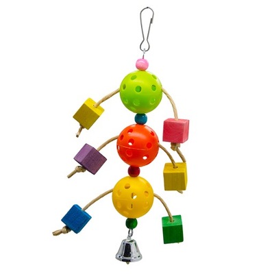 Zabawka dla papugi dla ptaków Wiszący dzwonek Klatka dla ptaków Hamak Huśtawka Wisząca zabawka Typ 2