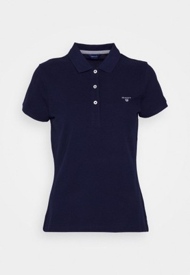 Koszulka polo slim fit, granatowy Gant M