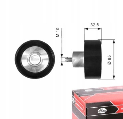 Ролик направляющая направляющая ремень клиновой mercedes atego 923 924 фото №1