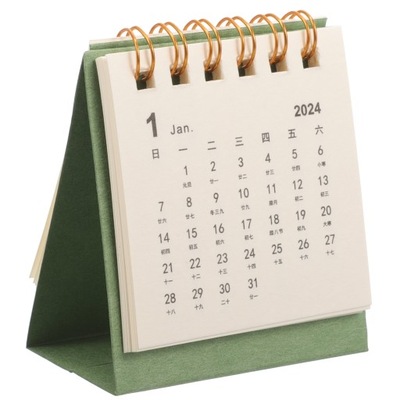Kalendarz biurkowy 2024 Kalendarz stołowy miesięczny