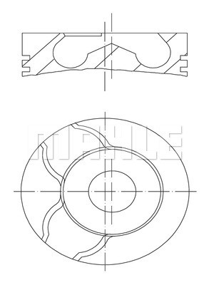 ПОРШНІ MAHLE 010 15 01