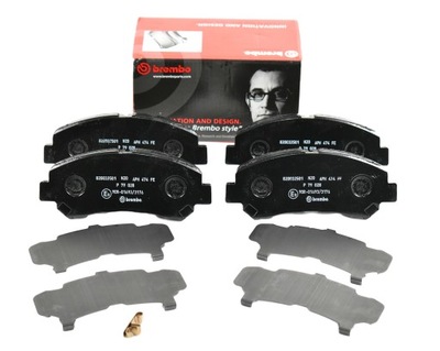 BREMBO ZAPATAS DE FRENADO PARTE DELANTERA NISSAN QASHQAI  