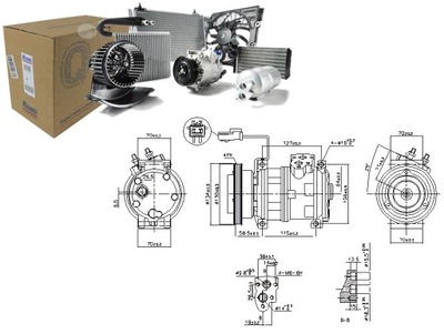 COMPRESOR DE ACONDICIONADOR CHRYSLER NEON II PT CRUISER DODGE NEON II 2.0  