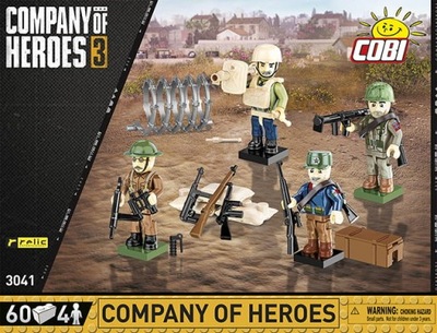 Klocki Cobi 3041 Company of Heroes 3 - Figurki