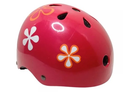 KASK DECATHLON OXELO RÓŻOWY 48-52 CM