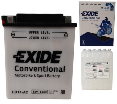 АККУМУЛЯТОР EXIDE EB14-A2/YB14-A2 12V 14AH 145A