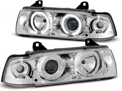 Лампы bmw e36 91-98r sedan touring кольца led sonar фото №1