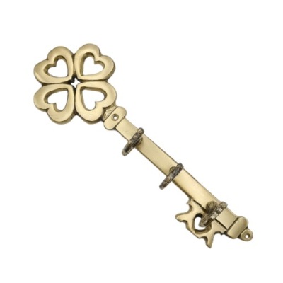 WIESZAK NA KLUCZE Z MOSIĄDZU KONICZYNKA OZDOBA