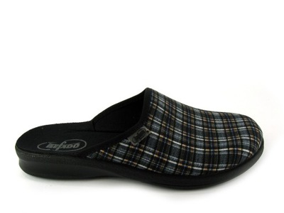 KAPCIE PANTOFLE MĘSKIE BEFADO 548M040 PL CIAPY WYGODNE DOMOWE LACZKI 40