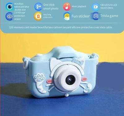 Kamery cyfrowe dla dzieci, 2-calowa kamera