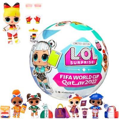 L.O.L suprise lalka laleczka kolekcjonerska FIFA world cup Qatar 2022