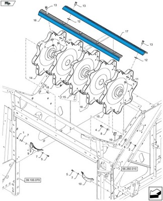 ПАРА CEPÓW 9838433 CNH