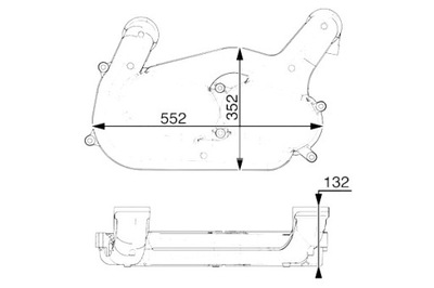 MAHLE INTERCOOLER POŚREDNIA MAN TGL I TGM I D0836LFL60-D0836LFLAN