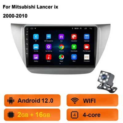 RADIO DE AUTOMÓVIL CON SYSTEMEM ANDROID 13 PARA MITSUBISHI LANCER 9 CS 2000-2010 NAVEGACIÓN GPS  