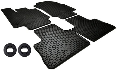 ALFOMBRILLAS GOMA PARA TOYOTA RAV4 V (2019-) BEZZAPACHOWE +STOPERY HÍBRIDO  