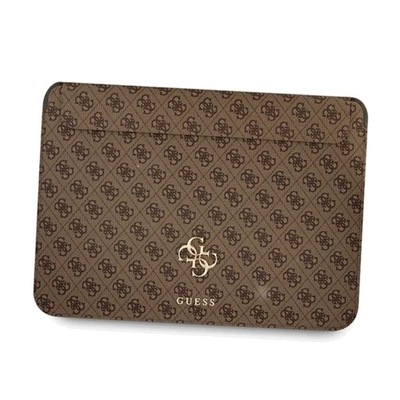 Guess Sleeve GUCS13G4GFBR 13" brązowy /brown 4G Big Logo