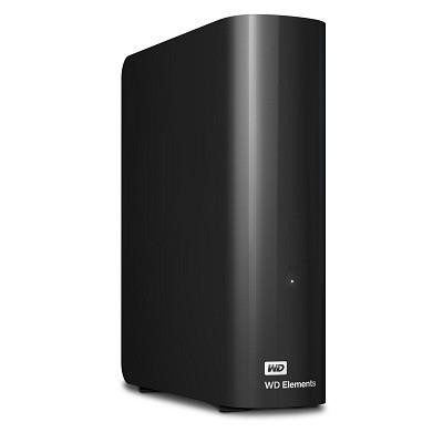 External HDD WESTERN DIGITAL Elements Desktop 4TB USB 3.0 Black WDBWLG0040H