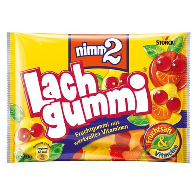 Żelki Nimm2 Lach Gummi 250 g z Niemiec