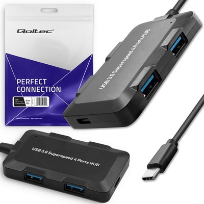 Hub Adapter USB-C 3.1 5w1 4x USB 3.0 micro USB