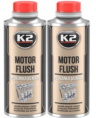 2x K2 MOTOR FLUSH PŁUKANKA SILNIKA T371 250ML