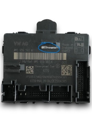 Audi a6 c8 блок керування двері перед 4m1959593k фото №1