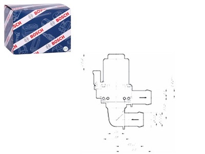 Клапан обігрівача liebherr mercedes bosch фото №1