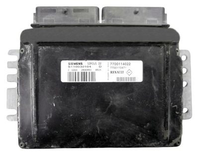 Блок керування двигуна renault clio 1.2 s110030104d 7700114022 + програмування фото №1